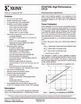 DataSheet XC9572XL pdf