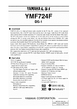 DataSheet YMF724F pdf