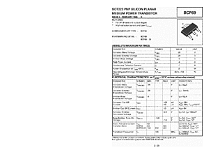 DataSheet BCP69 pdf