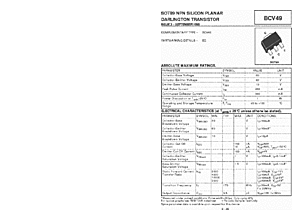 DataSheet BCV49 pdf