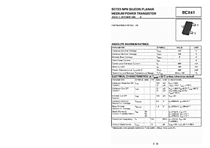 DataSheet BCX41 pdf