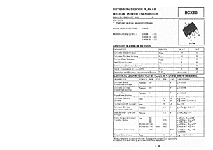DataSheet BCX68 pdf