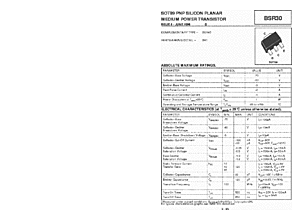 DataSheet BSR30 pdf