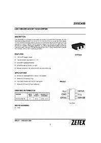 DataSheet ZXSC400 pdf