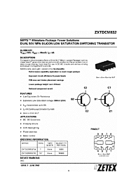 DataSheet ZXTDCM832 pdf