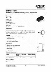 DataSheet ZXTP25040DFH pdf