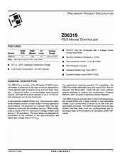 DataSheet Z86319 pdf