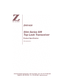 DataSheet ZHX1820 pdf